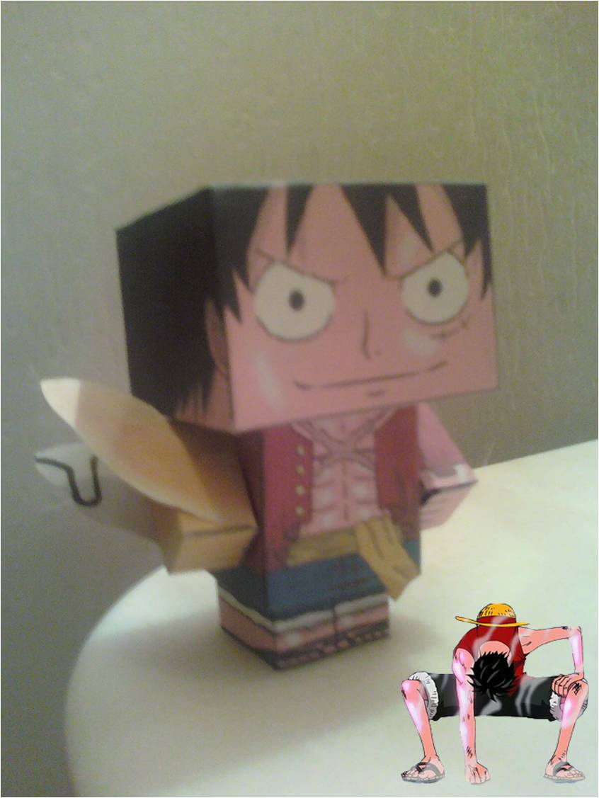 Monkey D. Luffy (Gear Second) Cubee Finished