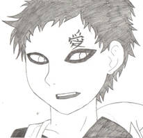 Gaara's back