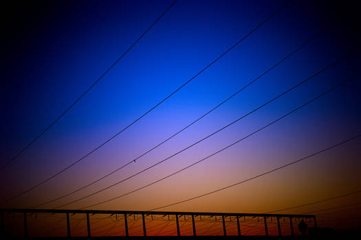 Overhead power lines