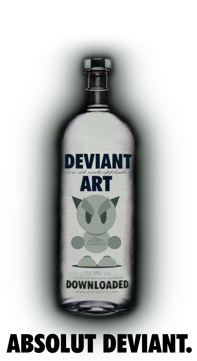 absolut deviant on white