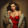 1940s Noir Portrait - Realistic Painting - A Stu