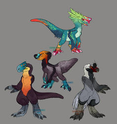 Cute Raptor Adopts (1 left)