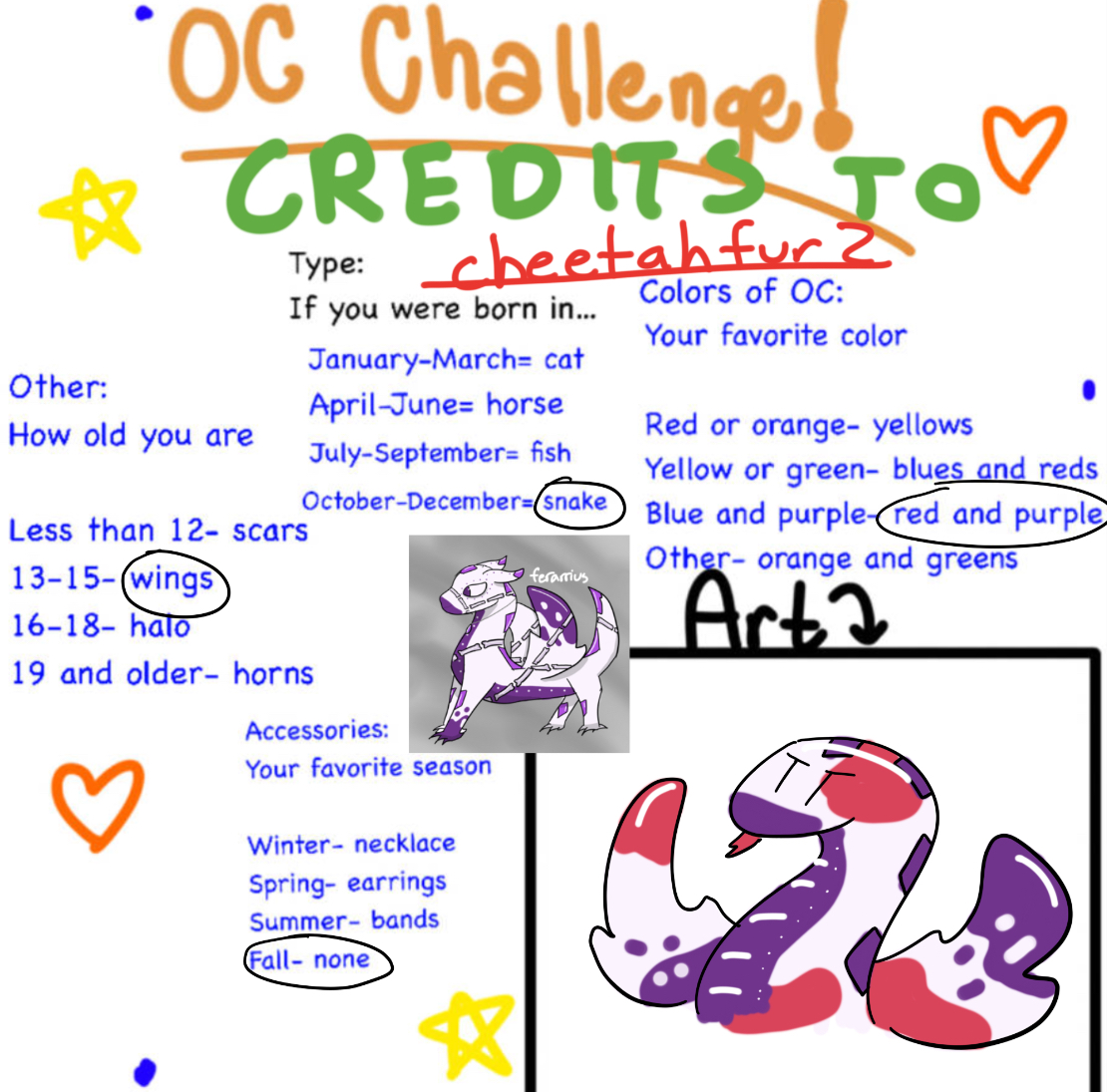 OC Prompt Challenge by Lear-is-not-amused on DeviantArt