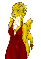 Dragoness-clothed