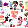 Old Adopts that I don't use anymore  (11/16 open)