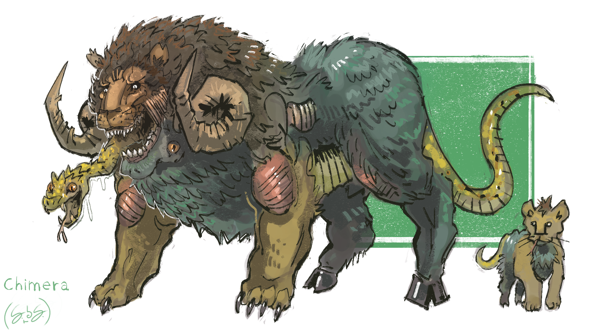 Arcadia's Creatures: Chimera by MisterFeelgood on DeviantArt