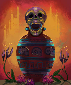 Pot And Skull