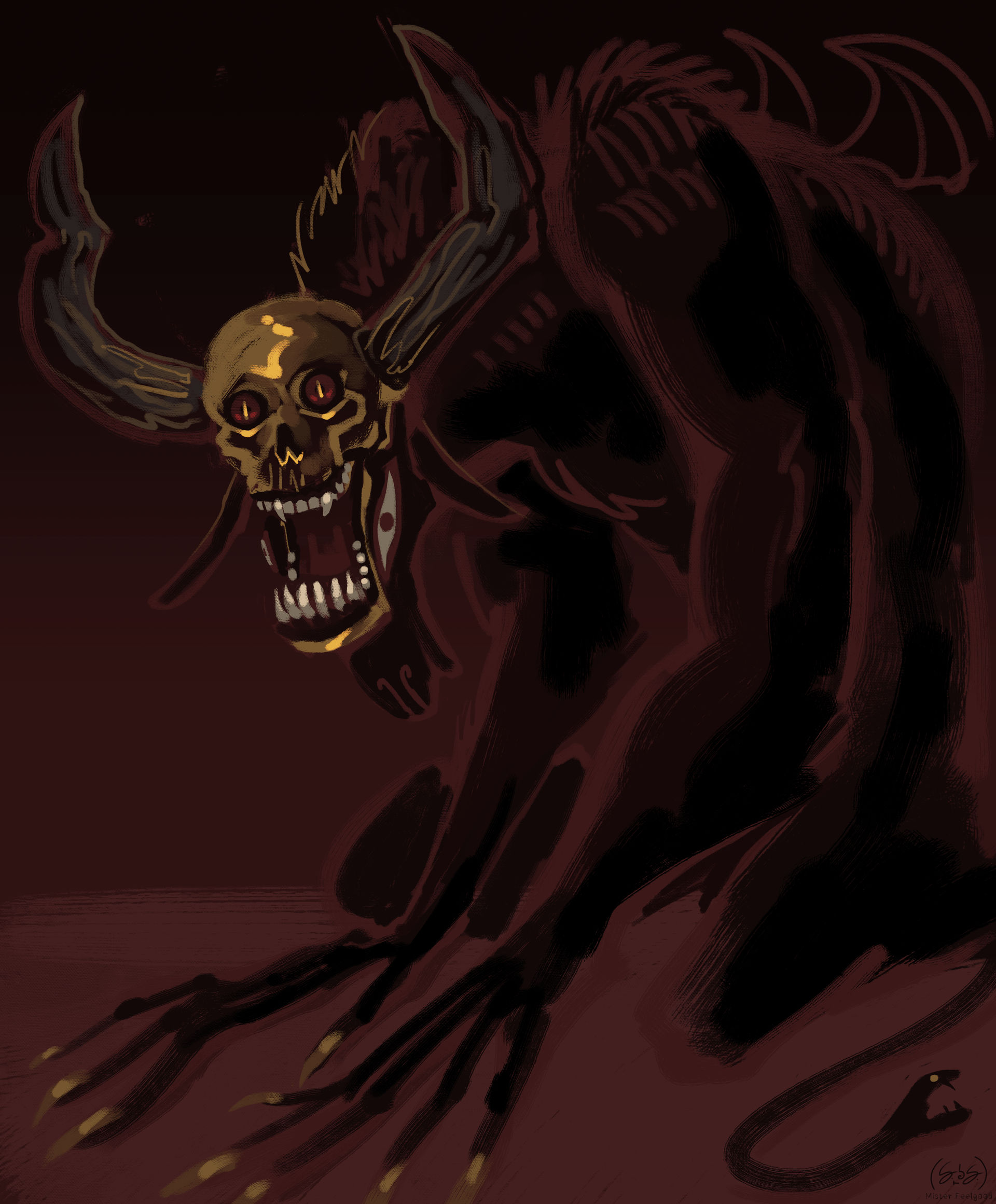 Azazel the Guilty Goat by MisterFeelgood on DeviantArt