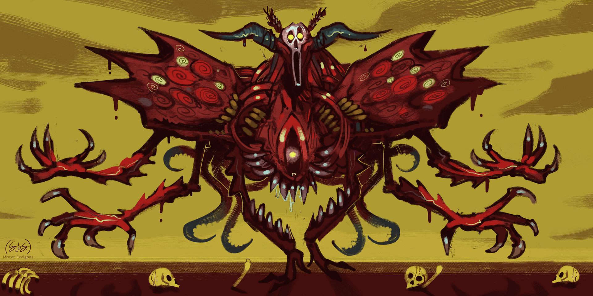 Flesh Monsters Archdemon Cruel Caligula by MisterFeelgood on DeviantArt