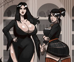 Vampire Sisters Lamia and Prudence SFW Preview