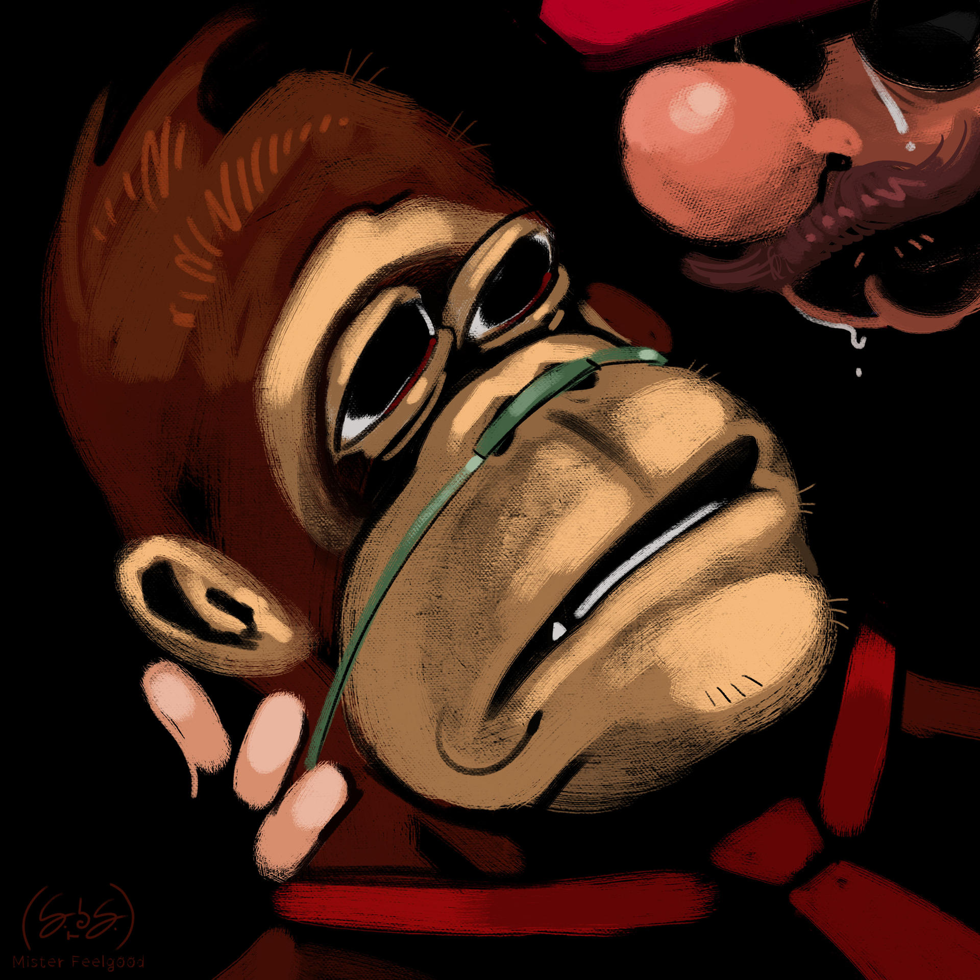 Donkey Kong is Dying by MisterFeelgood on DeviantArt