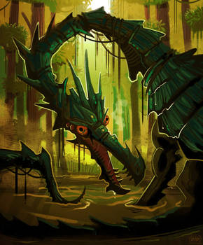 Bayou Swamp: Snapjaw Dragon