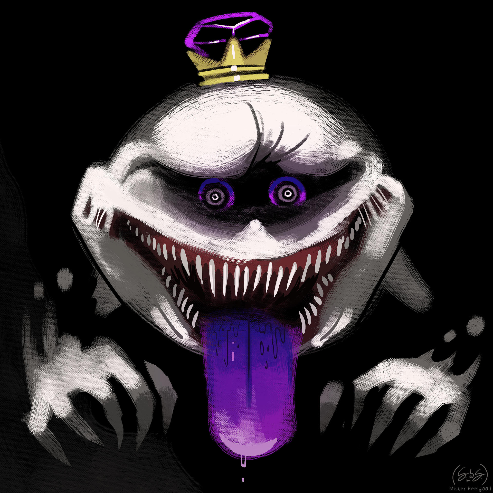 Spooky King Boo by MisterFeelgood on DeviantArt