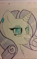 One Of My Old Drawings Of Mlp Rarity