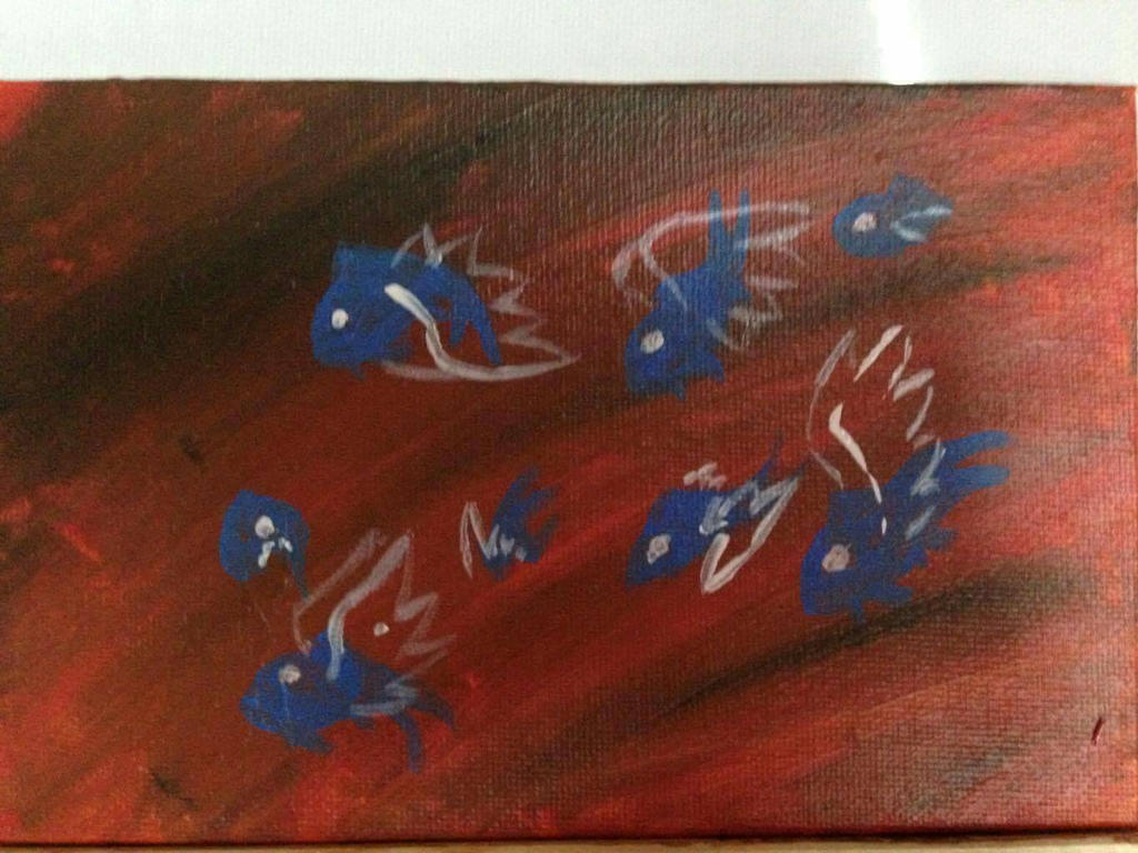 Blue Flying Fish by Crystal-Creations on DeviantArt