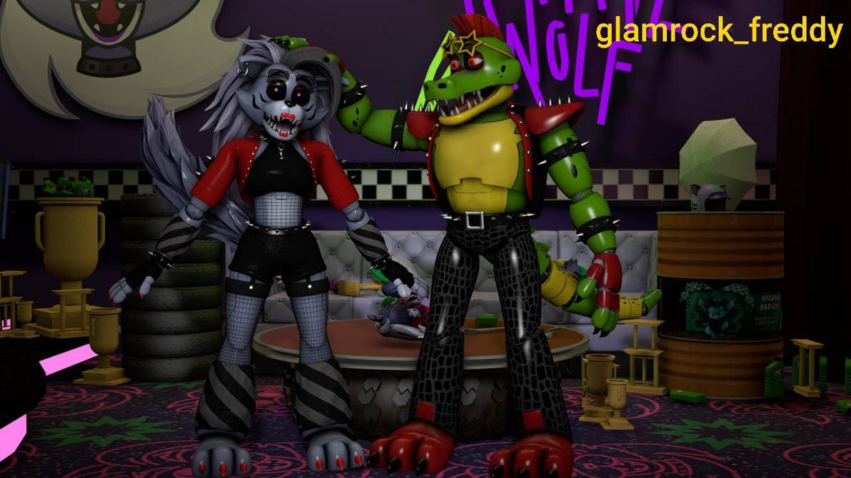 Fnaf Sotm Roxy Monty pets Roxy in the room (SFM/FNaF) by GlamrFred2023 on DeviantArt