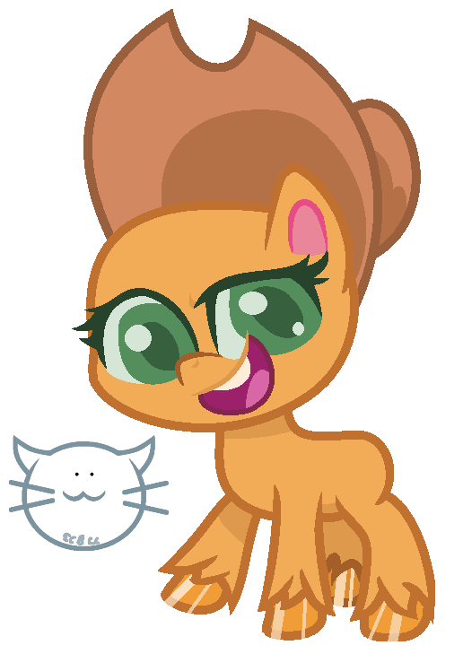 MLP Base #33 : Pony Life AJ by CraftyCitty on DeviantArt