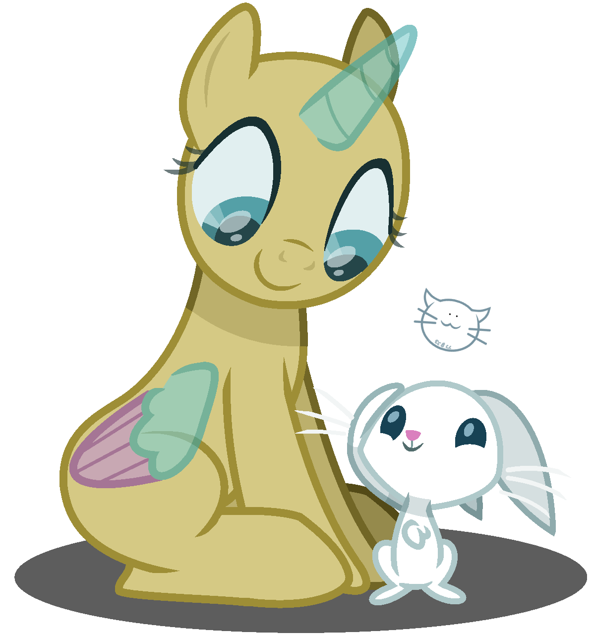MLP Base #188 Tat Rabbit by CraftyCitty on DeviantArt
