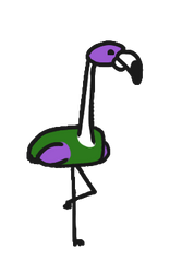 Genderqueer Flamingo