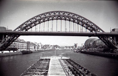 Tyne Bridge and River by Princess-Amy