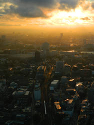 London sunset from The Shard by Princess-Amy