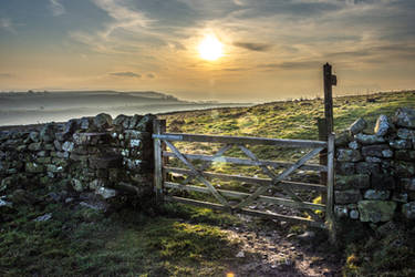 A Northumbrian winter sunset