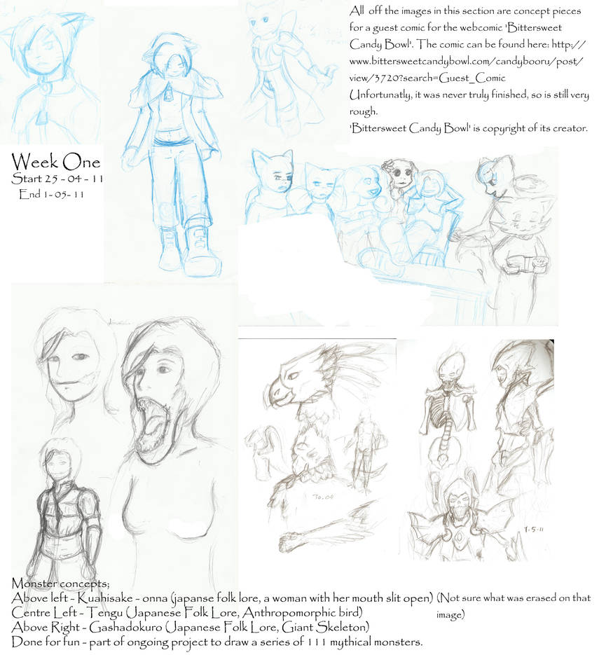 Deviantart Write Challenge Drawing A Day Challange Week 1 by DaemonStalley on DeviantArt