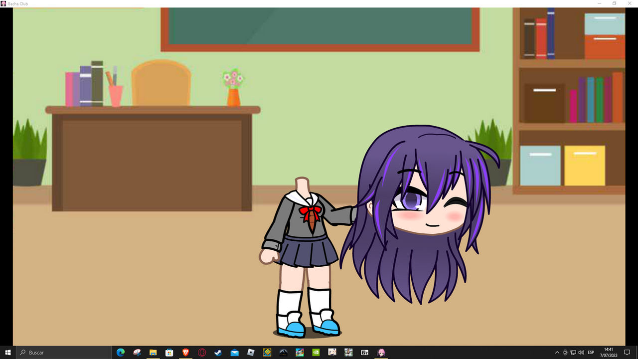 Ddlc Yuri in Gacha life 2 : r/GachaLife2