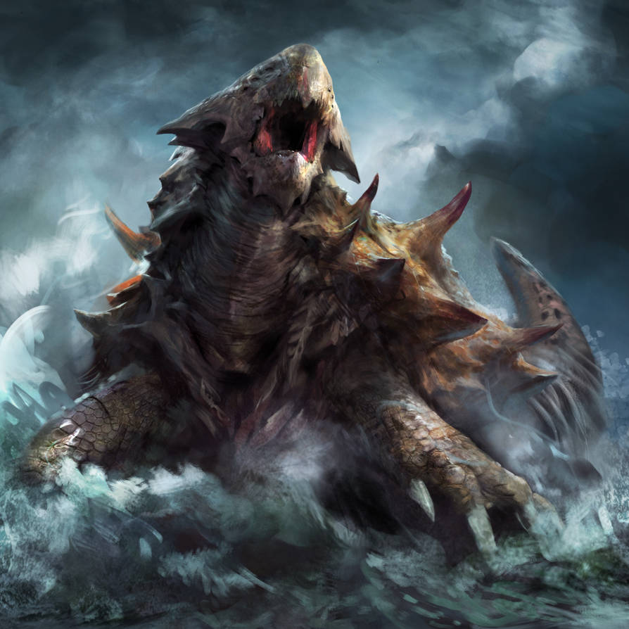 Monster Shellfish Shelled Sea Monster by Herckeim on DeviantArt
