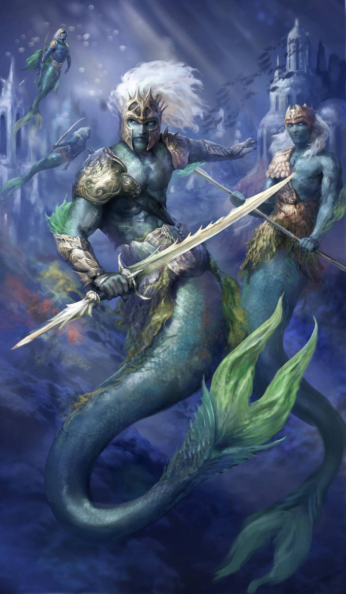 Merman Structure Triton Merman by Herckeim on DeviantArt