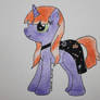 Halloween pony - drawing