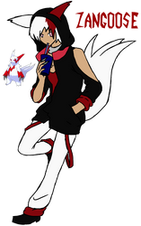 zangoose gijinka