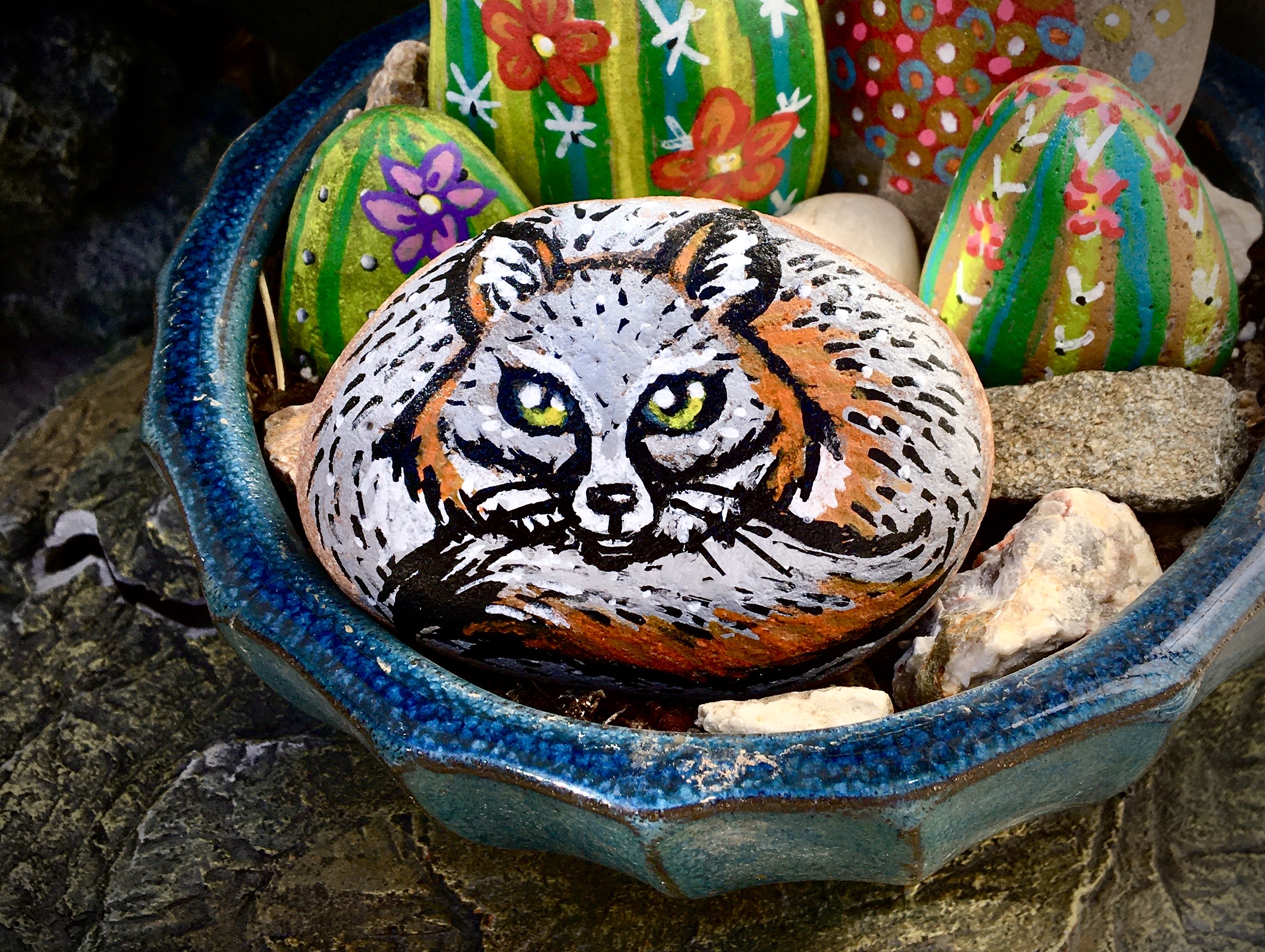 Gray fox rock art by Monkeystyle3000 on DeviantArt
