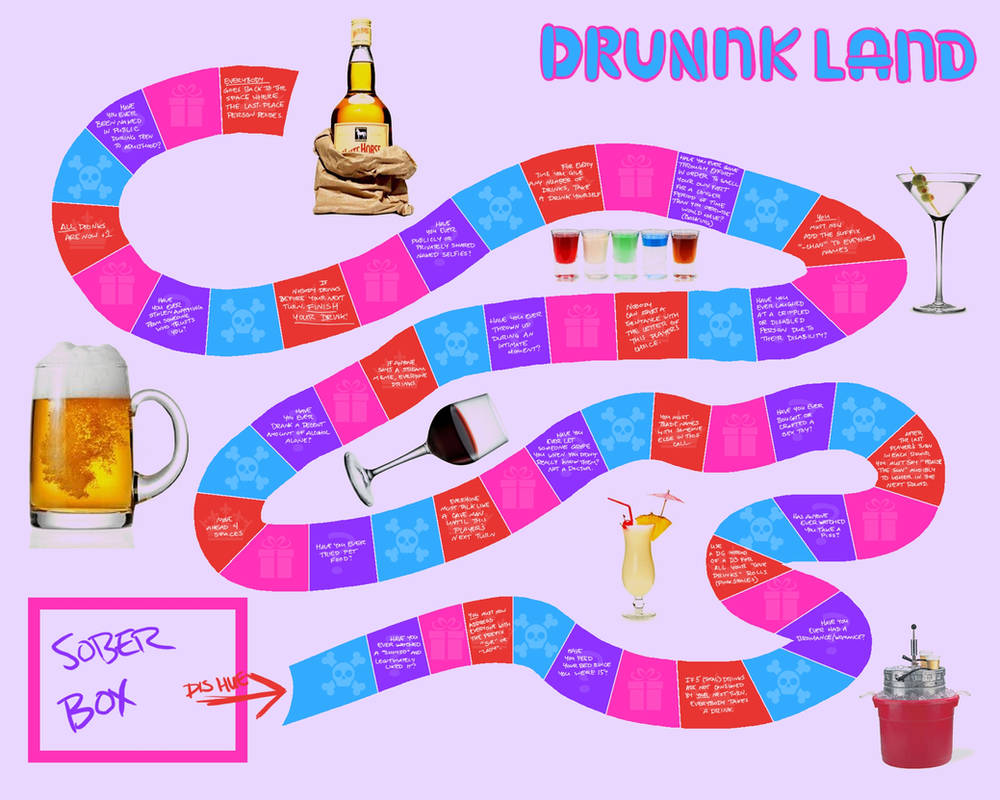 Klattschen board game drinking game / party game - at berlindeluxe