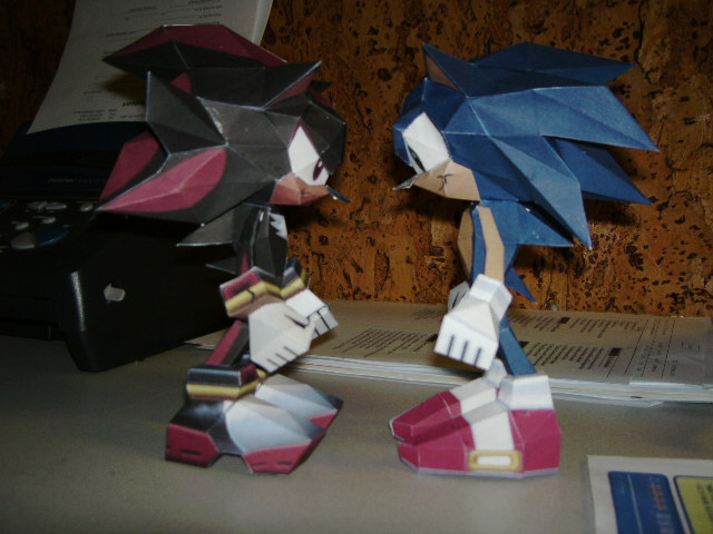 Sonic papercraft - Sonic Boom Version by augustelos on DeviantArt