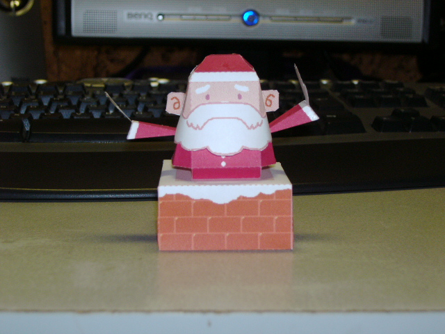 Papercraft Santa Claus