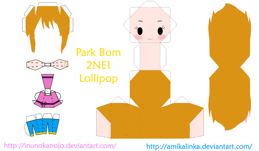 Park Bom Papercraft Lollipop