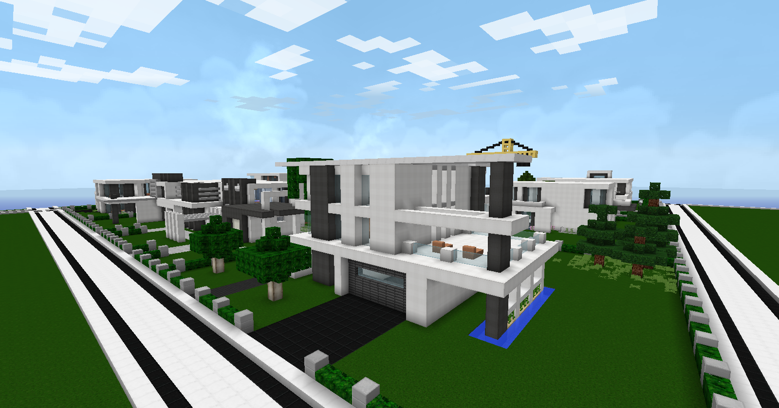 Modern town houses (better shot)