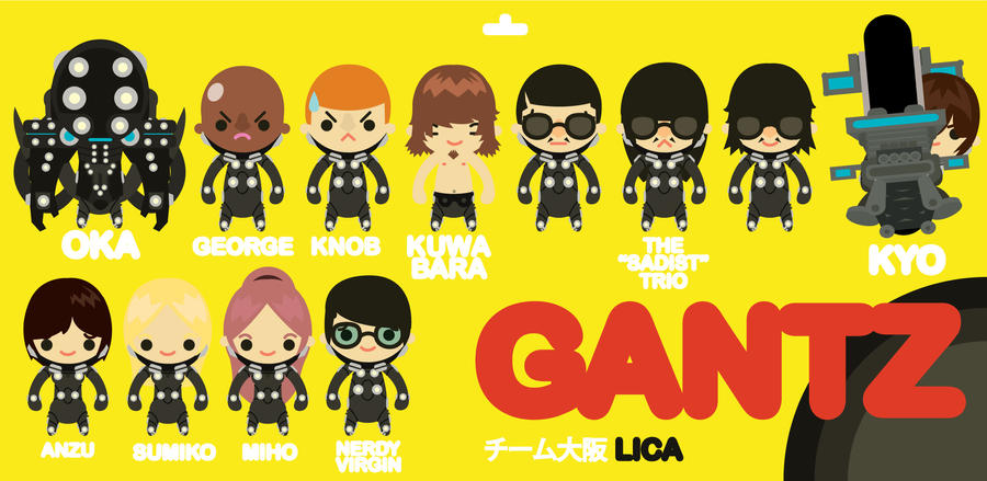 Lica Gantz Osaka Team By Bunnypistol69 On Deviantart Lica Gantz Osaka Team By Bunnypistol69 On Deviantart