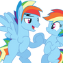 Flirting with Rainbow Dash