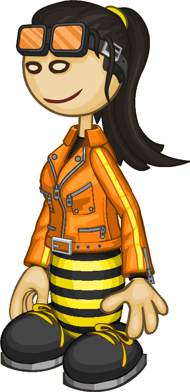 Akari - Style B (Papa Louie 2) by VereesaBlue on DeviantArt