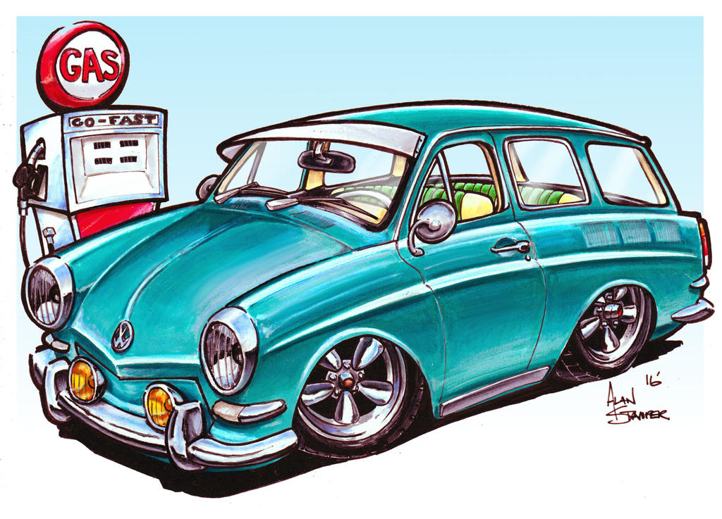 Vw Variant Squareback Vector VW Squareback by ADStamper on DeviantArt