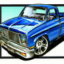 Blue Chevy C10