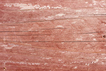Worn Faded Red Wood