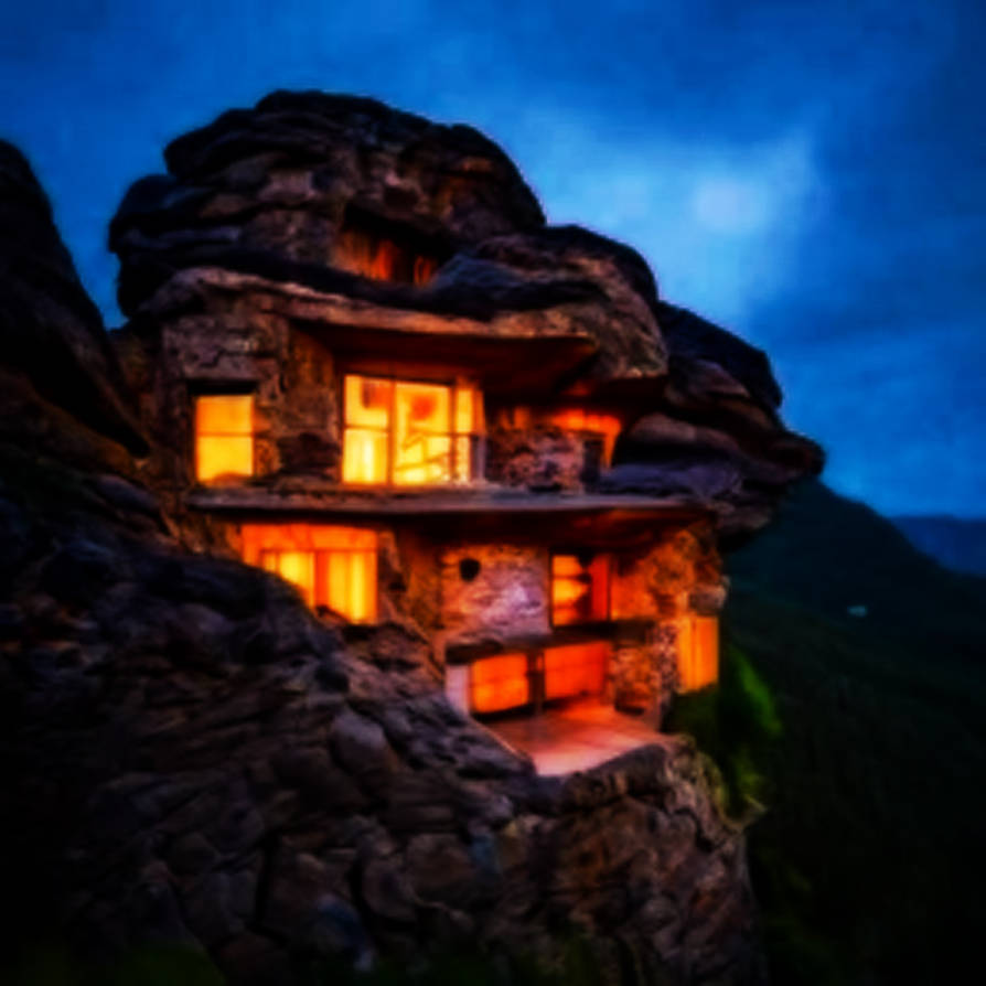 Build Rocks Like A Home Concept Rock Home Built in the side of a Mountain2 by ...