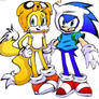 Sonic Y Tails Cosplay Hora De Aventura