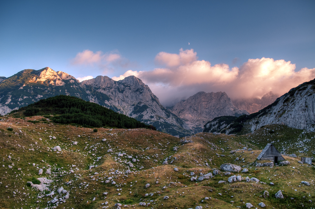 Evening in the mountains