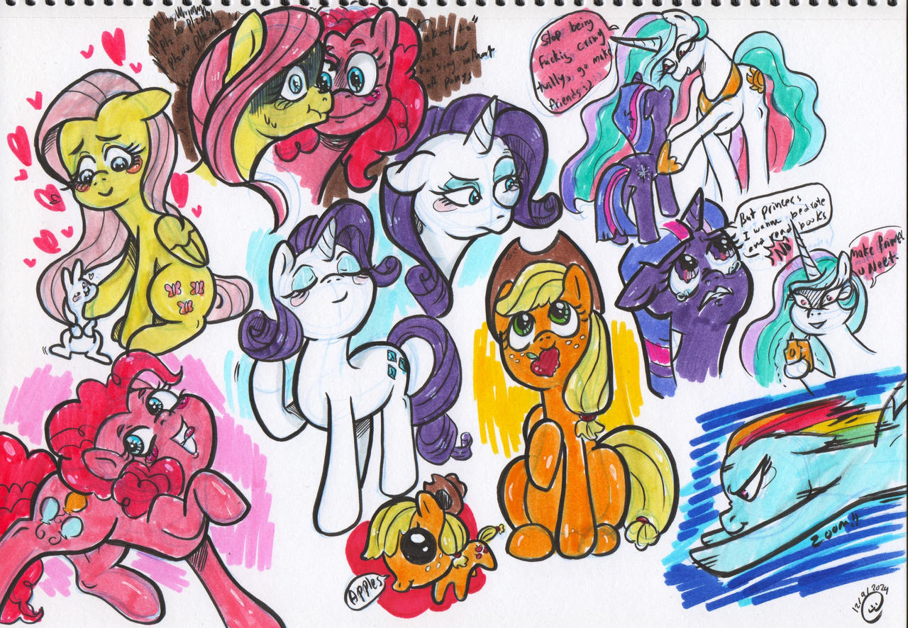 MLP doodles by nananapants18 on DeviantArt