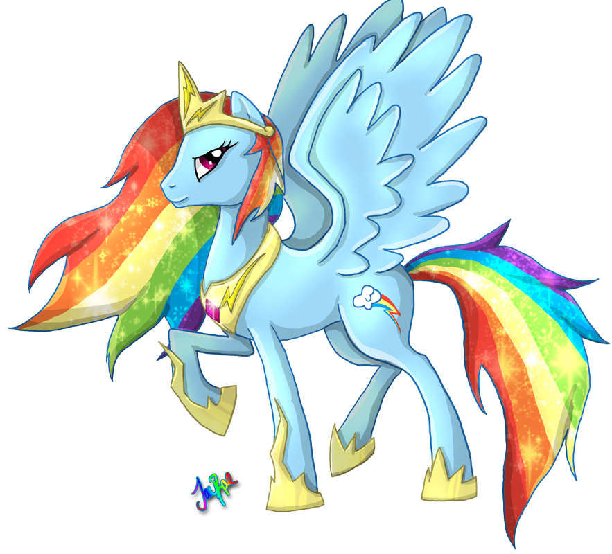 Princess Rainbow Dash Princess Rainbow Dash by TheMoonfall on DeviantArt