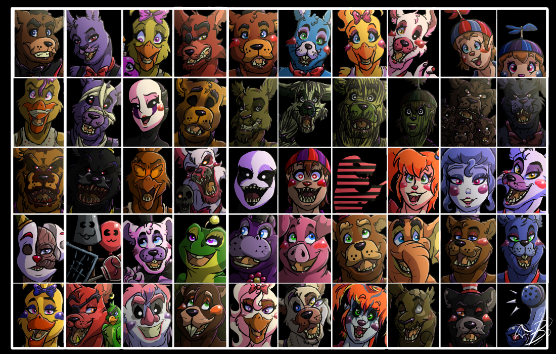 FNAF Ultimate Custom Night Characters Quiz - By DinomightGera